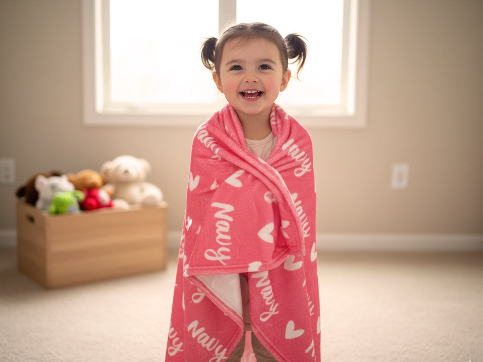 Custom Name Minky Blanket - Soft, Personalized Gift for Babies, Kids & Adults