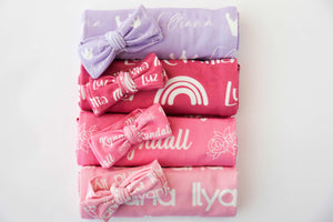 Personalized Swaddle Blanket