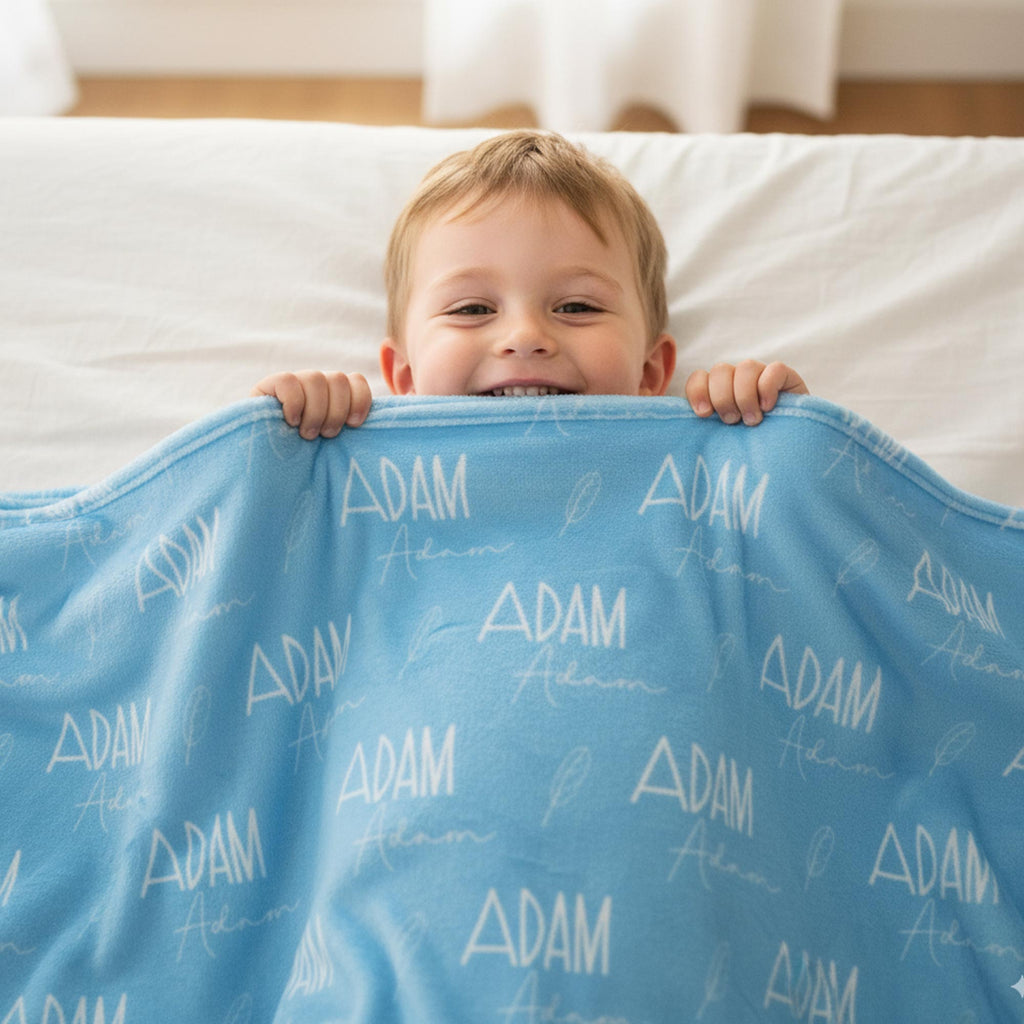 Personalized Name Minky Blanket – Ultra‑Soft Custom Gift for Babies, Kids & Adults