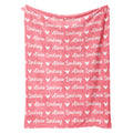 Personalized Name Minky Blanket – Ultra‑Soft Custom Gift for Babies, Kids & Adults