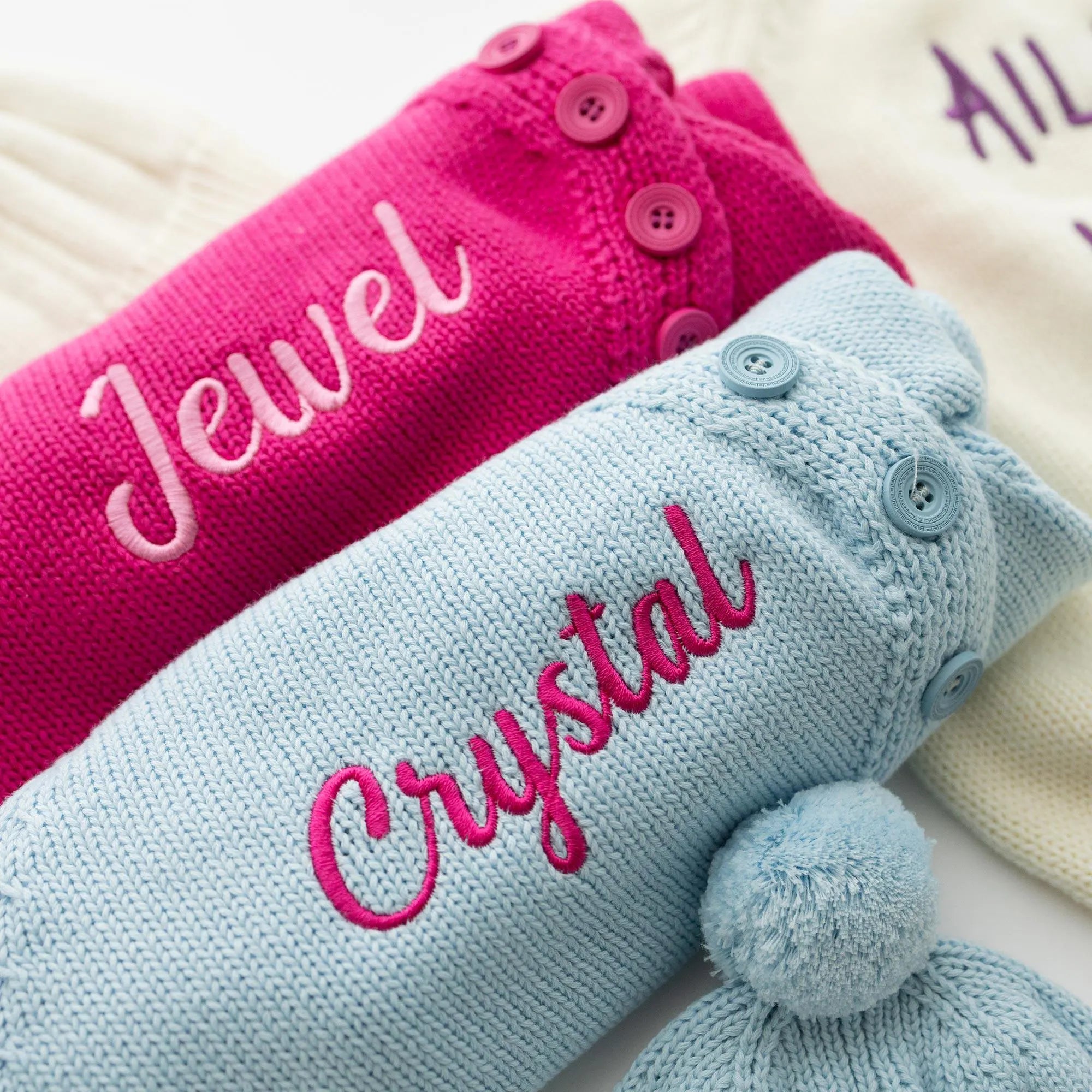 Embroidered Baby Romper Set: Personalized Newborn Cotton Bodysuit