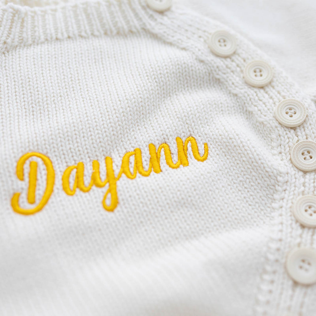 Embroidered Baby Romper Set: Personalized Newborn Cotton Bodysuit
