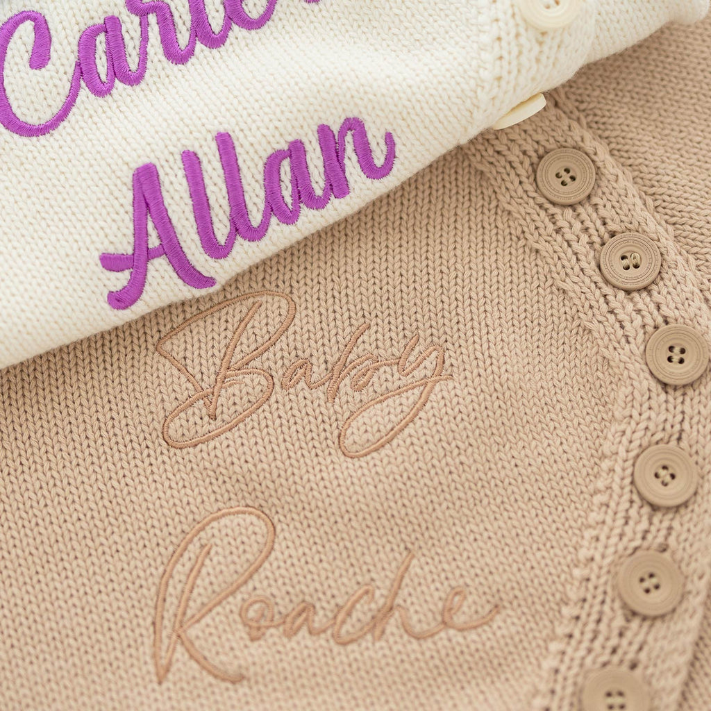 Embroidered Baby Romper Set: Personalized Newborn Cotton Bodysuit