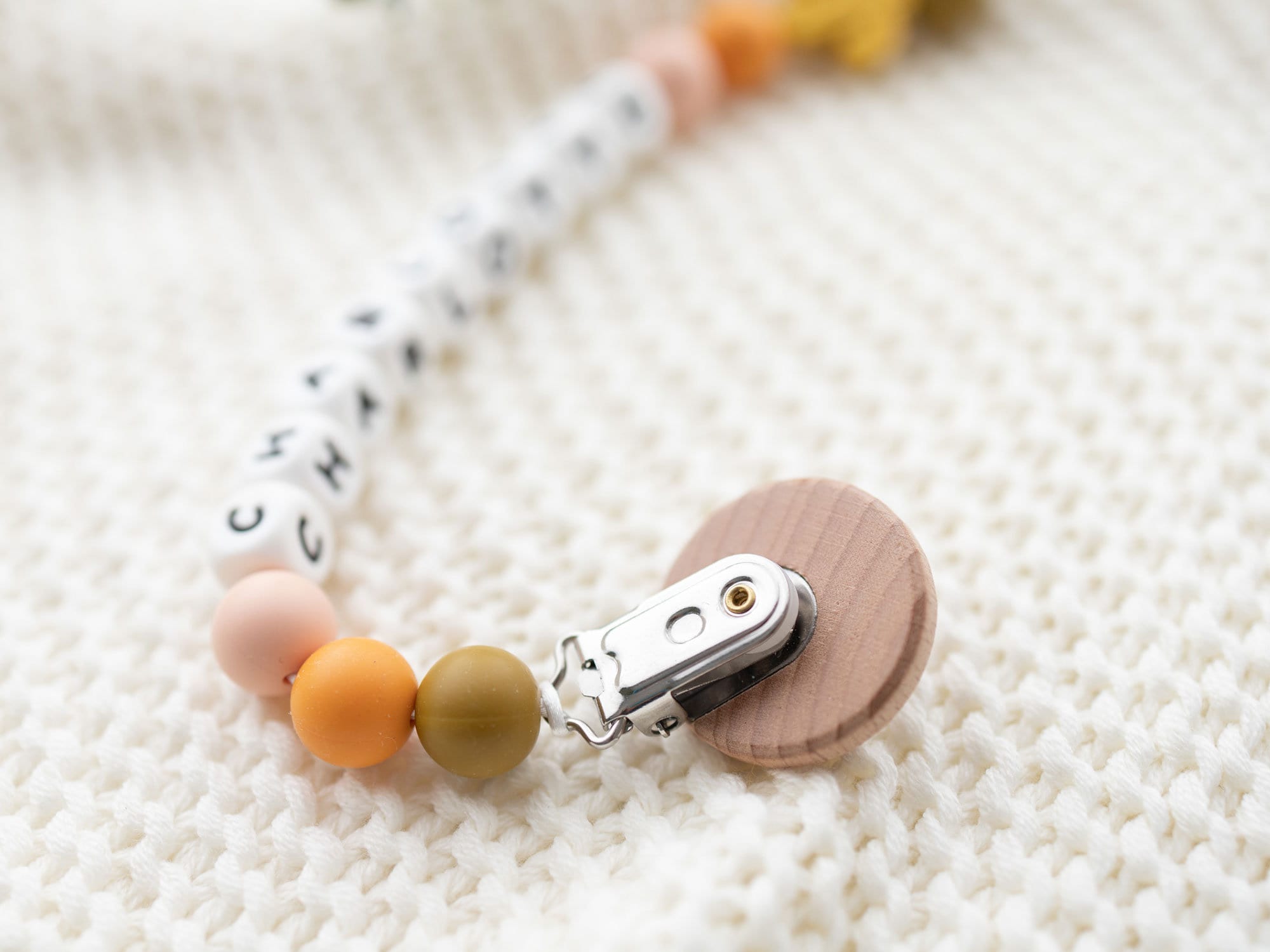 Personalized Pacifier Clip | Name Pacifier Holder | Personalised Dummy Chain | |Dummy Holder | Silicone Dummy Chain