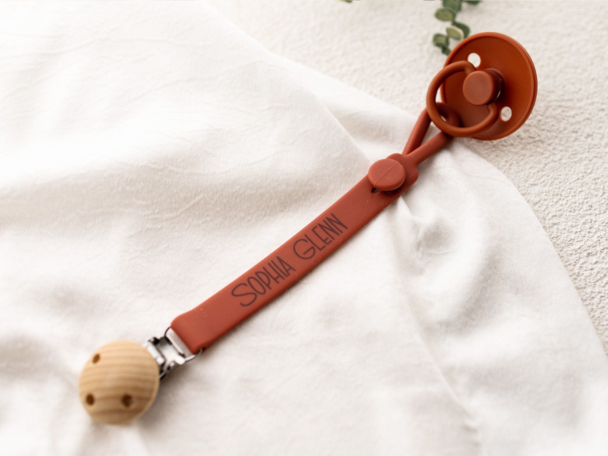 Personalized Pacifier Clip | Name Pacifier Holder | Personalised Dummy Chain | |Dummy Holder | Silicone Dummy Chain I Baby Boy Gift